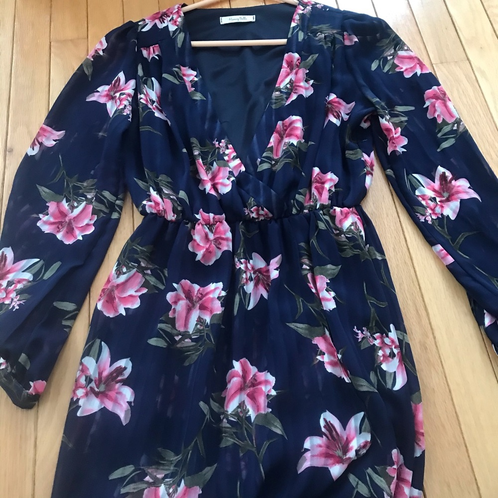 Low cut floral dress